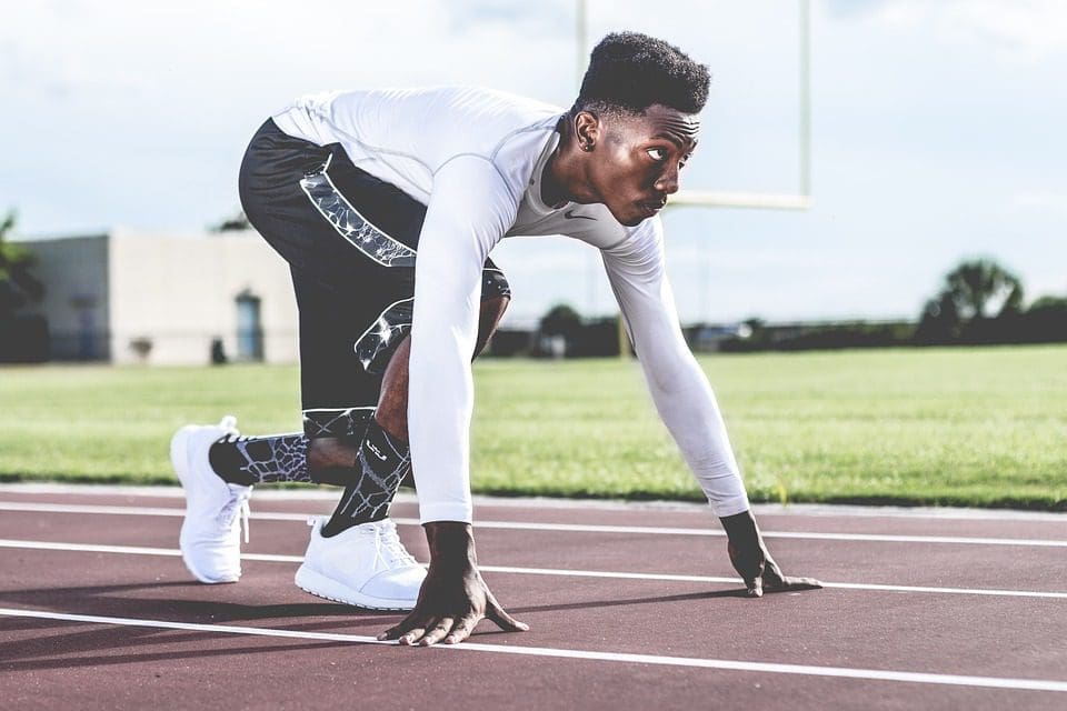 piriformis syndrome black man about to run